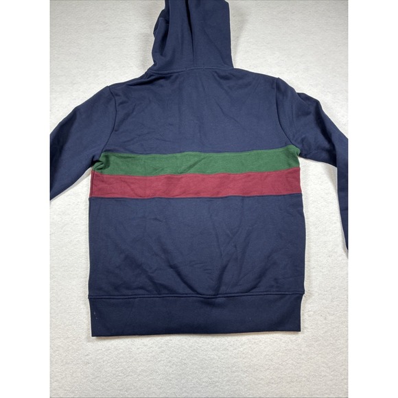 NWT Polo Ralph Lauren Lspohood M2 Hoodie Knit Navy Color Block Pullover Full Zip - Picture 9 of 13